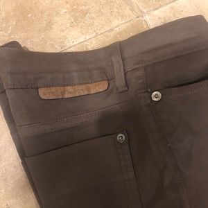 Stella McCartney plum/brown jeans
